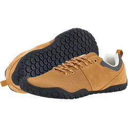 Ballop Barfussschuhe Sneaker Bneed (flexible Sohle, breite Zehenbox) cognacbraun