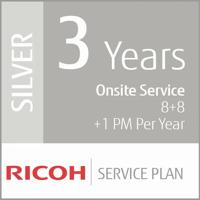 Ricoh 3 Jahre Silber Serviceplan (Low-Vol Produktion)