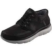 SKECHERS Herren Freihändige Slip-Ins Summits Sneaker, Schwarzer Wildleder-Holzkohle-Rand, 40 EU