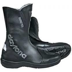 Daytona Nonstop GTX Gore-Tex wasserdichte Motorradstiefel, schwarz, Größe 42 für Männer