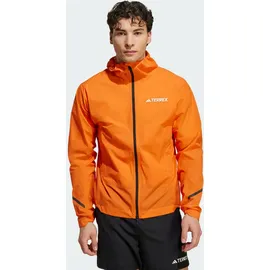 adidas Terrex Herren Xperior 2.5L Light Rain Jacke (Größe S, orange)