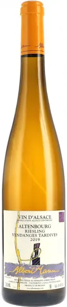 Riesling Altenbourg, Vendanges Tardives Albert Mann 2019 BIO