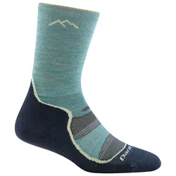 Darn Tough Light Hiker Micro Crew Lightweight With Cushion aqua M