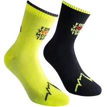 La Sportiva For Your Mountain Socks Laufsocken 2 Paar Schwarz/Weiß 41-43