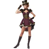 California Costumes Sexy Kostüm für Erwachsene, Steampunk, Mädchen, braun, X-Small - XS