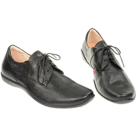 THINK! Stone chromfrei gegerbte nachhaltige Halbschuhe, schwarz 46