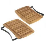 Big Green Egg Seitentische aus Akazienholz für XLarge