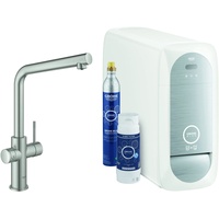 Grohe Blue Home L-Auslauf Starter Kit supersteel 31454DC1