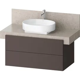 Duravit Balcoon 100x57x52,2cm, braun strukt., 2 SchKa.