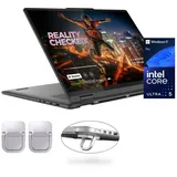 Lenovo Yoga 7i 2-in-1 Laptop, 16 Zoll 2K Touchscreen, Core Ultra 5 125U (Beats i7-1355U), 16GB LPDDR5X, 1TB SSD, 300 Nits, Hintergrundbeleuchtung, TB4, HDMI 2.1, FP, WiFi 6E, Webcam, PDG Portable