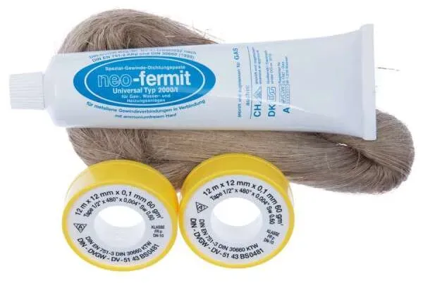 CORNAT Dichtungsflachs-Set 50g + 150g + 12m - Cornat Dichtungen