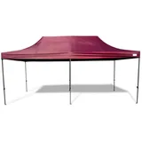 GRASEKAMP Faltpavillon 3 x 6 m inkl. 4 Seitenteile Rot