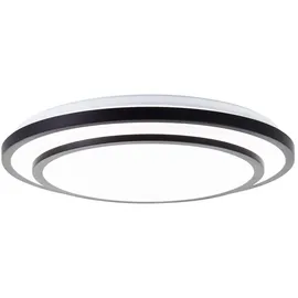 Lightbox LED Wand- & Deckenlampe dimmbar Fernbedienung CCT | 50 cm 5500 lm Ø Schwarz