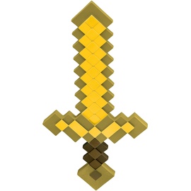Disguise Mojang Gold Minecraft Schwert, Minecraft Spielzeug für Kinder Einheitsgröße