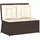 vidaXL Gartenbank 1-tlg 110 x 60 x 75 cm Braun