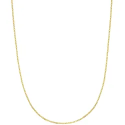 Collierkettchen AMOR "Classics, Ankerkettengliederung, 2014532", gold (goldfarben), Halsketten, Damen, Gelbgold 375, L: 45cm