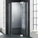 Kermi Pasa XP Fünfeck-Duschkabine mit Pendeltür rechts 90 x 90 cm PXR4709020VPK