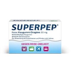 Superpep wirkstoffhaltiges Kaugummi 20mg 20 Stück