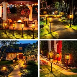 Forever Solarleuchte LED SUNARI FLS-97 CLASSIC, Post 3000K 500mAh li-ion - Schwarz