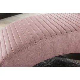 Fun Möbel Relaxliege Abramo Webstoff 80 x 100 x 200 cm Rosa mit Kissen