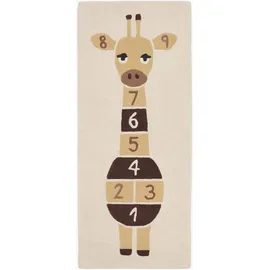 OYOY Giraffe Hopscotch Spielteppich, Yellow