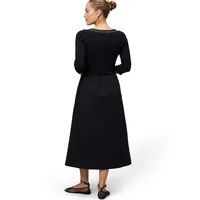 Zero Midikleid A-Linie Schwarz 34