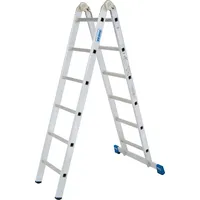 Krause Stabilo Gelenk-Combileiter 2 x 3 und 2 x 6 Sprossen