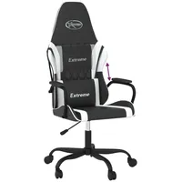 VidaXL Modell 7 Gaming-Stuhl Schwarz und Weiß