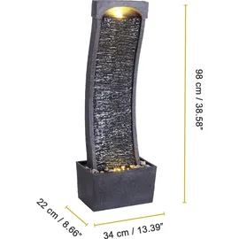 Peaktop - Garten Terrasse Stein gebogen RJ19048EU