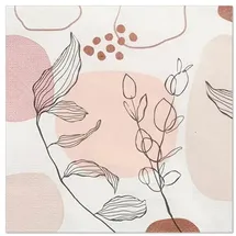 Papstar Servietten, 3-lagig 1/4-Falz 33 cm x 33 cm "Cocooning"