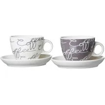 Ritzenhoff & Breker Cappuccinotasse 0,18 l Grau 2 St.