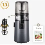 Hurom H70-ST Entsafter - Pure Press Line - Titan Grau
