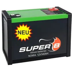 Super B Nomia 12V 340Ah - 0% MwST. (Angebot gemäß §12 USt Gesetz.)