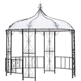 TPFGarden Pavillon SUMATRA, Gartenpavillon rund, Faltzelt Durchmesser 300 cm, Frabe: weiss
