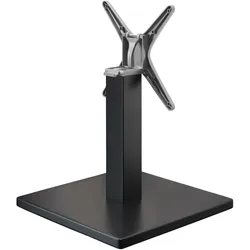 Bistro Lounge Tischgestell | Klappbar | B:T 50 x 50 cm | Säule: 8 x 36 cm | Klappbar | Schwarz | Tischgestell klappbar, Gastro Tischgestell