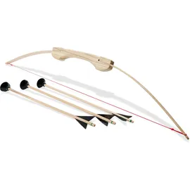 Bestsaller 1267 - Reise-Bogen inkl. 3 Pfeilen, Eschenholz, 80cm, Holz-Bogen