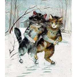 Coppenrath Verlag Wand-Adventskalender Katzen im Advent Barbara Behr