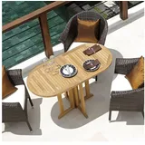 Destiny Balkony 120 x 60 cm oval klappbar