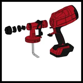 Einhell Farbsprühsystem TC-SY 18/60 Li-Solo