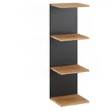 Vicco Wandregal Paolo 30 x 95 x 28 cm Anthrazit