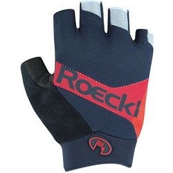 Roeckl Iseo Fahrrad-Handschuh Kurzfinger - schwarz/ rot - 7,5