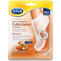 Scholl Expertcare intensiv pflegende Fußmaske in Socken mit Honig und Mandel – 1 Paar Einwegsocken