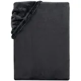 Carpe Sonno Spannbettlaken Cashmere-Touch 140 x 200 cm grau