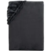 Carpe Sonno Spannbettlaken Cashmere-Touch 140 x 200 cm grau