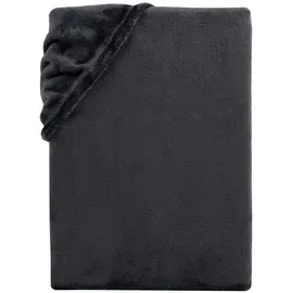 Carpe Sonno Spannbettlaken Cashmere-Touch 140 x 200 cm grau