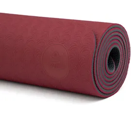 Bodhi Yogamatte Lotus PRO dunkelrot/anthrazit