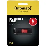 Intenso Business Line 8GB schwarz/rot