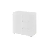 Die Möbelfundgrube Kommode 80 x 79 x 40 cm Weiß