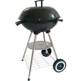 Holzkohle Kugelgrill fahrbar 52 cm BBQ Grill Standgrill Grillwagen Rundgrill