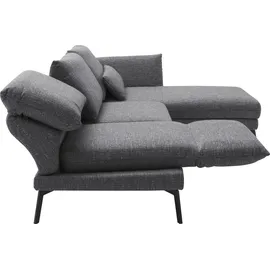 Schöner Wohnen Ecksofa "Spin, Multifunktionssofa, bequem und hochwertig verarbeitet, L-Form", grau (anthrazit), B:329cm H:87cm T:224cm, 54% Polyacryl, 46% Polyester, SCHÖNER WOHNEN-KOLLEKTION, Sofas, Ecksofa, Drehsitz-Funktion, USB-Anschluss, Armlehnfunktion,